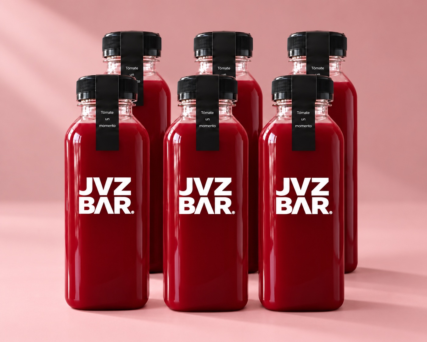 Seis botellas de DEEP JVZBAR, de 450 ml cada una